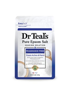 Pure Epsom Salt Soak Fragrance Free 4 Lbs (Packaging May Vary)