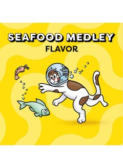 Temptations Temptations Classic Crunchy and Soft Cat Treats Seafood Medley Flavor, 16 oz. Tub  - Image 3