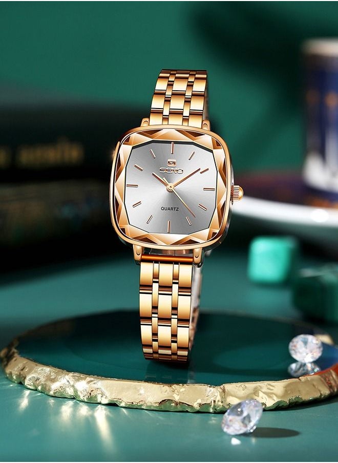 SENO - Women's Waterproof Alloy Square Watch - Image 1