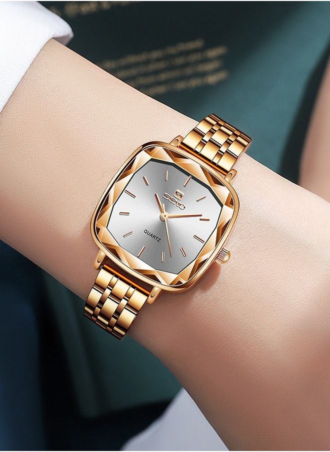 SENO - Women's Waterproof Alloy Square Watch - Image 1