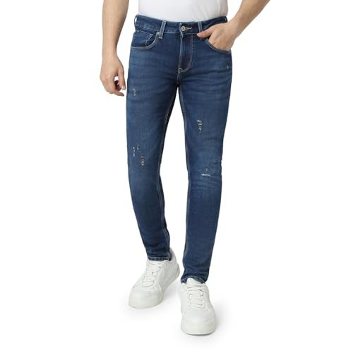 Spykar Men's Super Skinny Fit Low Rise Casual Jeans - Image 1