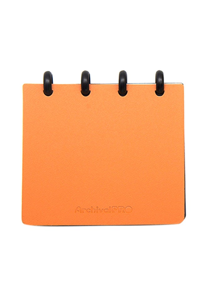 NIBEMINENT 2-Piece Creative Vertical Stationery Notepad Set Orange