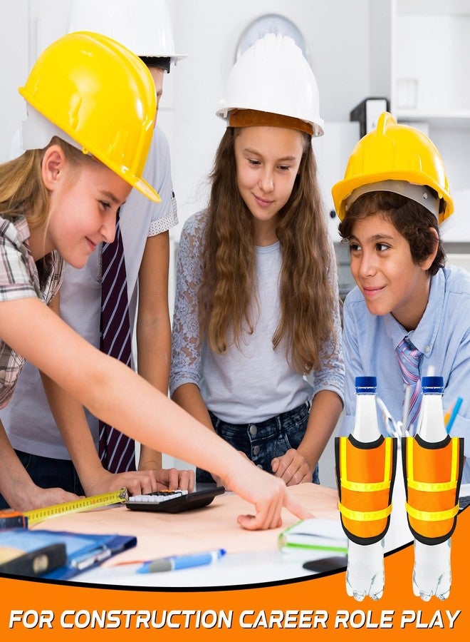 Layhit تتضمن مجموعة Layhit المكونة من 40 قطعة من زينة حفلات البناء المصغرة 20 قبعة أمان صغيرة و20 سترة أمان صغيرة، وهي عبارة عن هدايا لحفلات أعياد الميلاد ذات طابع البناء، بالإضافة إلى لوازم تزيين الكب كيك. - Image 5