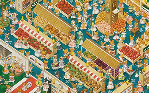 Pintoo Jigsaw Puzzles 4000 Piece for Adults Smart The Market Beautiful Plastic Puzzle for Home Decor Zero Dust Easy Storage H1776 - Image 1