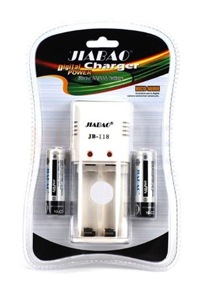 Generic - Battery Charger JB-118, Digital Power Charger Fits for AA/AAA/8V Batteries - Image 1