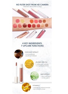 FOCALLURE High Shine Lip Glow Gold FA-153 #7  - Image 5