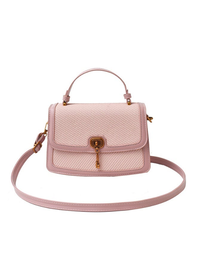 JCB CHIC حقيبة كتف جلدية من جلد البولي يوريثان متعدد الاستخدامات للسيدات، حقيبة كتف مائلة متقاطعة منفردة ذات سعة كبيرة أنيقة (1169 وردي) - Image 2