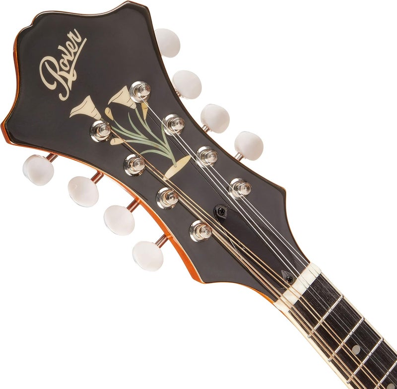 Rover RM-70 Deluxe A-Model Mandolin – Translucent Amber - Image 2