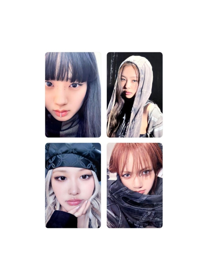 NIBEMINENT 4 Pcs Kpop BLACKPINK Select POB Lomo Cards Card For Fans Collection Gifts - Image 1
