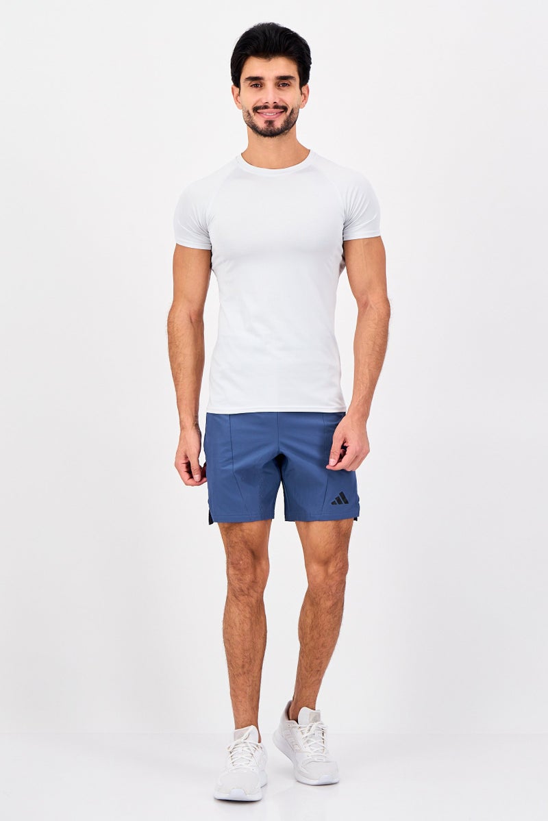 Adidas Men Sportswear Fit 7 Inseam Training Shorts, Slate Blue - Image 2