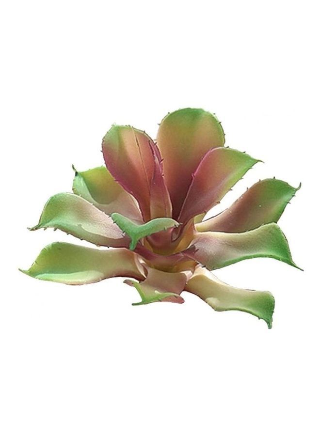 NIBEMINENT Artificial Succulent Flocking Plants Unpotted Plastic For Lotus Landscape Decorative Green/Red  - Image 5
