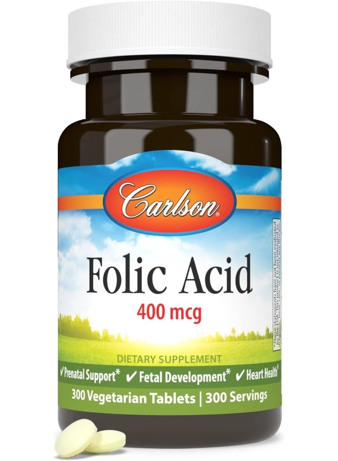 Carlson Folic Acid 400 mcg Dietary Supplement for Women - Image 5