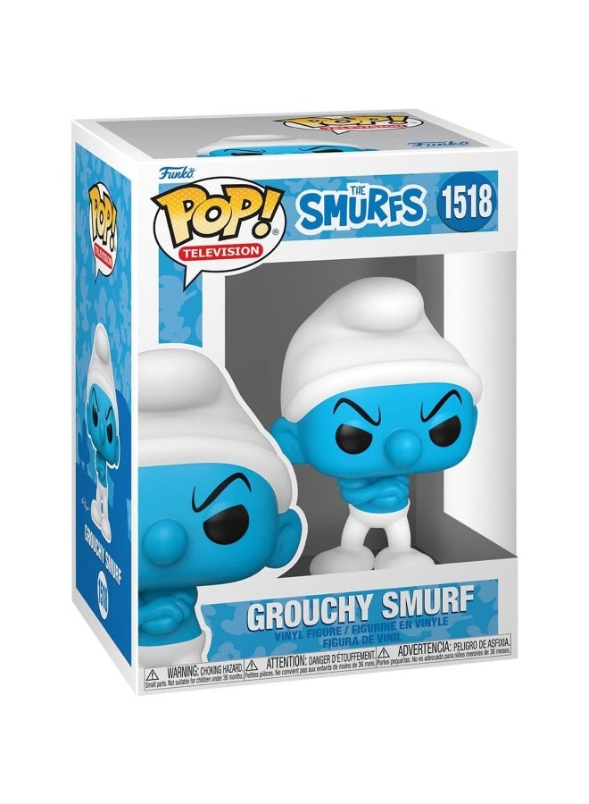 Funko Pop! Television The Smurfs Grouchy Smurf Vinyl Figure (10 Cm) - Image 1