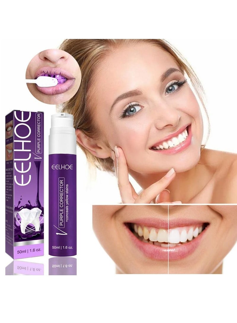 EELHOE 50ml Whitening Toothpaste Stain Removal Whitening Toothpaste Stain Remover Oral Hygiene Care - Image 3