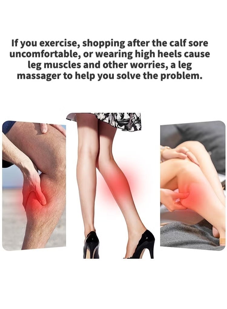 Electric Leg Massager Leg Shaping Wireless Air Compression Heating Calf Massager with 3 Modes 3 Intensities Arm Body Circulation Muscle Relaxation Varicose Veins Physiotherapy - Image 3