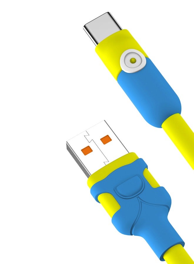 Type-C Fast Charge Cable, 6A High Current Charging Cable, Durable and Soft Charging Cable Compatible with Xiaomi, Huawei, Honor, Samsung (2 Meter) - Image 2