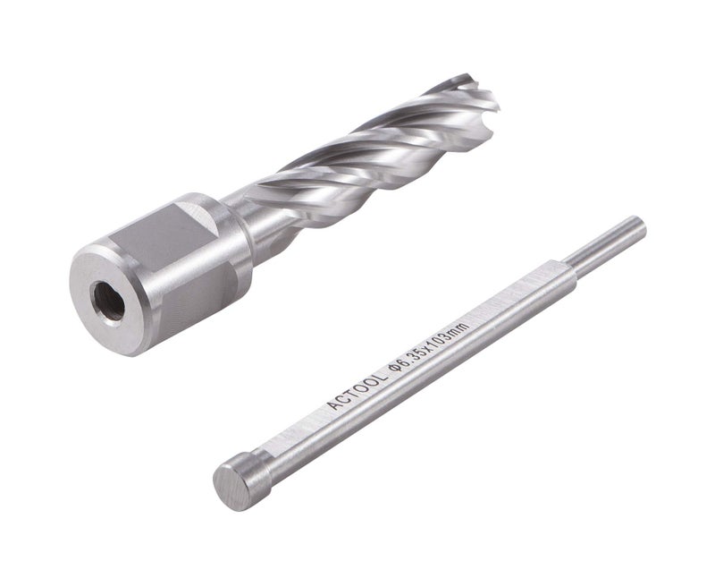 ACTOOL 1/2" Diameter × 2" Depth of Cut HSS ANNULAR Cutter with 3/4'' Weldon Shank - Image 4