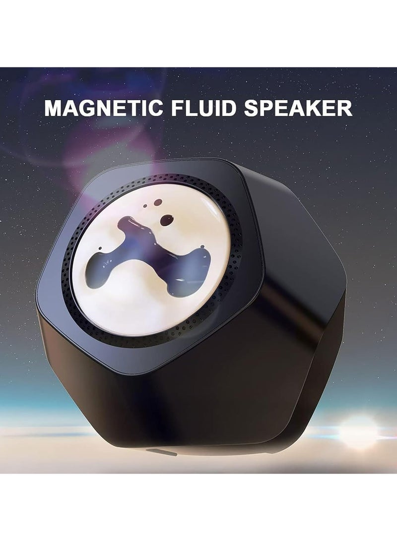Magnetic Ferrofluid Bluetooth Speaker - Bluetooth 5.0 Touch Control Decor Speaker (Black) - Image 2