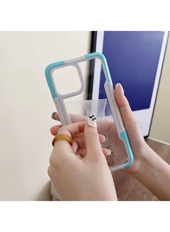 S-TOP Case For iPhone 13 Armor Acrylic 3 in 1 Phone Case - Image 5