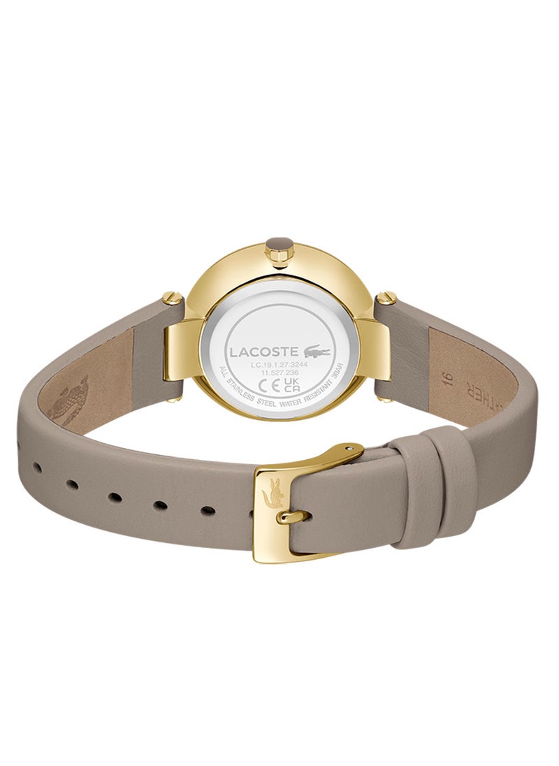 LACOSTE - Women's Analog Round Shape Leather Wrist Watch 2001334 - 30 Mm - Image 1