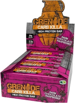 Grenade Carb Killa High Protein and Low Carb Bar, - Dark Chocolate Raspberry - pzsku/Z60F2ED668251DA004EA7Z/45/_/1694597942/6ddf25df-8cae-46de-8f6c-79edd2c5ffab