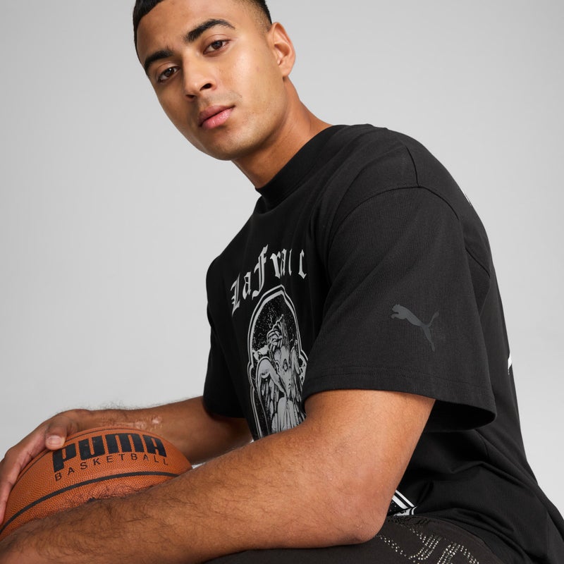 بوما تيشرت PUMA HOOPS x LAFRANCÉ Written in Chrome مناسب للجنسين - Image 2