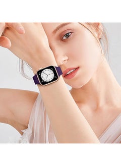 Sunnywoo Lace Sport Silicone Band Compatible with Apple Watch 38mm 40mm 41mm 42mm 44mm 45mm 46mm 49mm for Women, Soft Wristband Waterproof Replacement for iWatch Series Ultra 10 9 8 SE 7 6 5 4 3 2 1  - Image 4