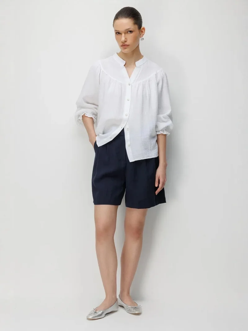 ميكسراي MIXRAY Muslin Cotton Shirt