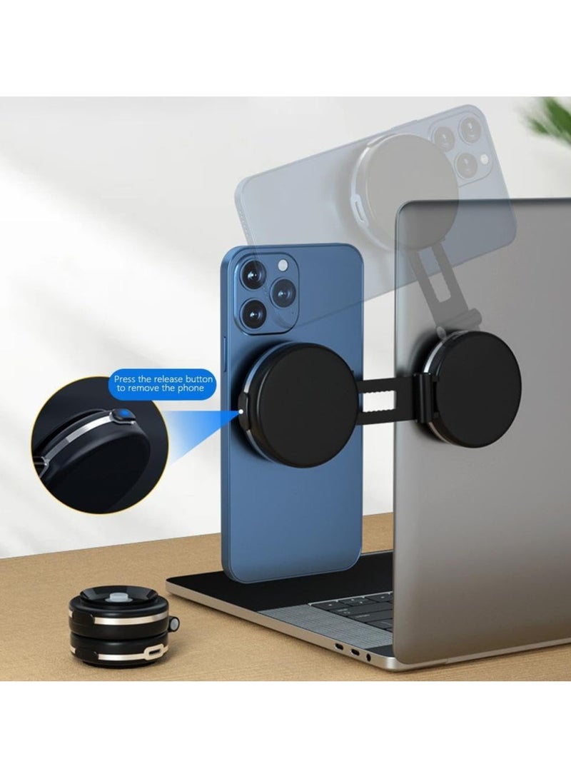 GUDOO Magnetic Suction Cup Phone Holder for Car, Universal Car Phone Holder Magnetic Suction Phone Mount, Double-Sided Phone Holder, Universal Innovative 360°3D Rotation Extra Strength Hold, Cradle Fit for iPhone Android and All Smartphones - Image 3