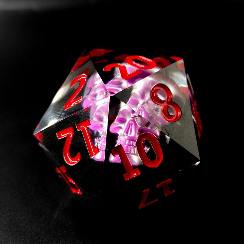 New Resin Dice Dnd Dungeons & Dragons D20 Large Longan Dice 53Mm - Image 4