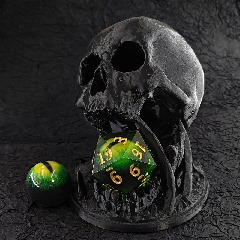 New Resin Dice Dnd Dungeons & Dragons D20 Large Longan Dice 53Mm - Image 3