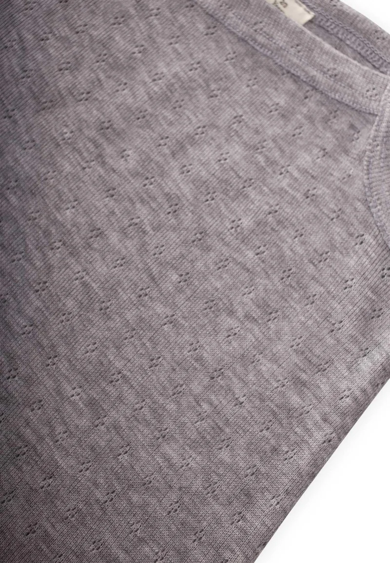 Cigit Triple Strap Undershirt 2-9 Years Gray Melange