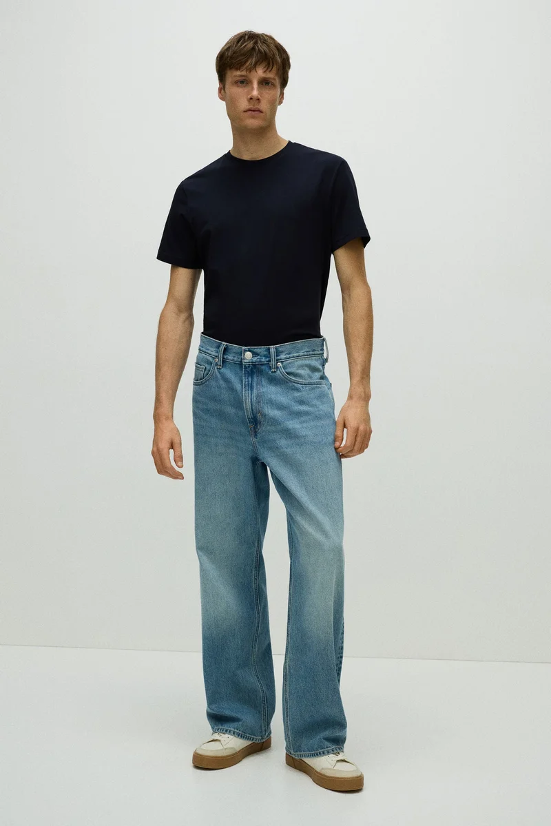 H&M Round-neck T-shirt Slim fit