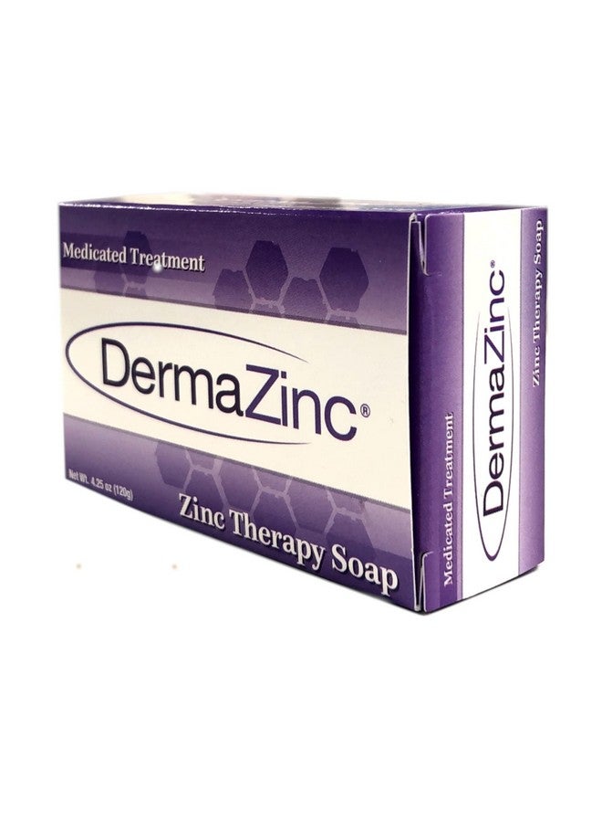 dermazinc Dermalogix Dermazinc Zinc Therapy Soap Medicated Treatment 5 Bars New Larger Size - Image 5