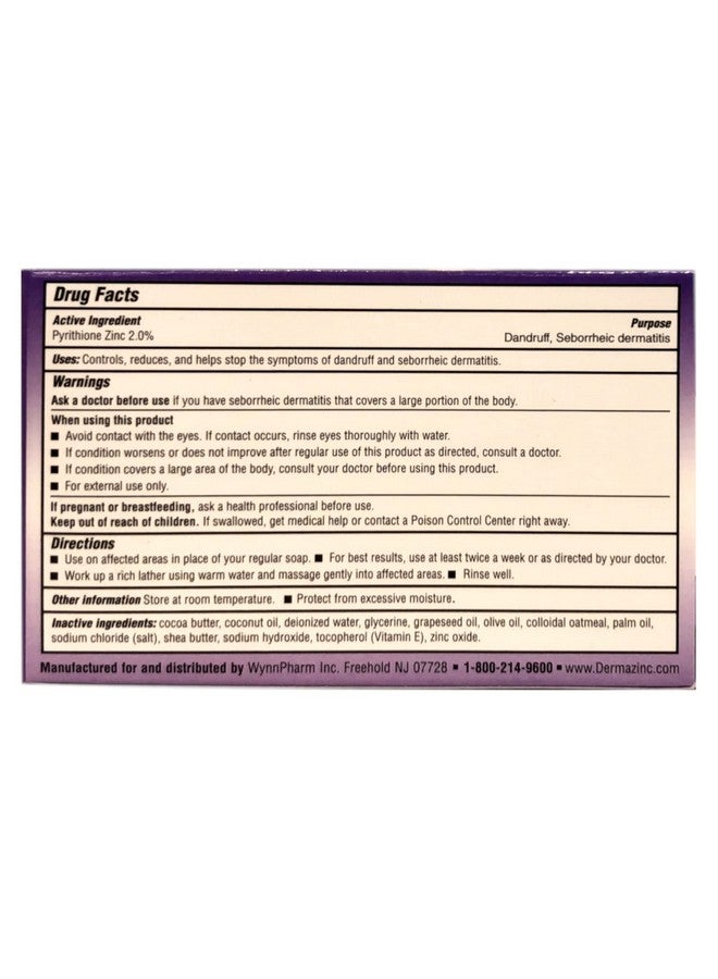dermazinc Dermalogix Dermazinc Zinc Therapy Soap Medicated Treatment 5 Bars New Larger Size - Image 4