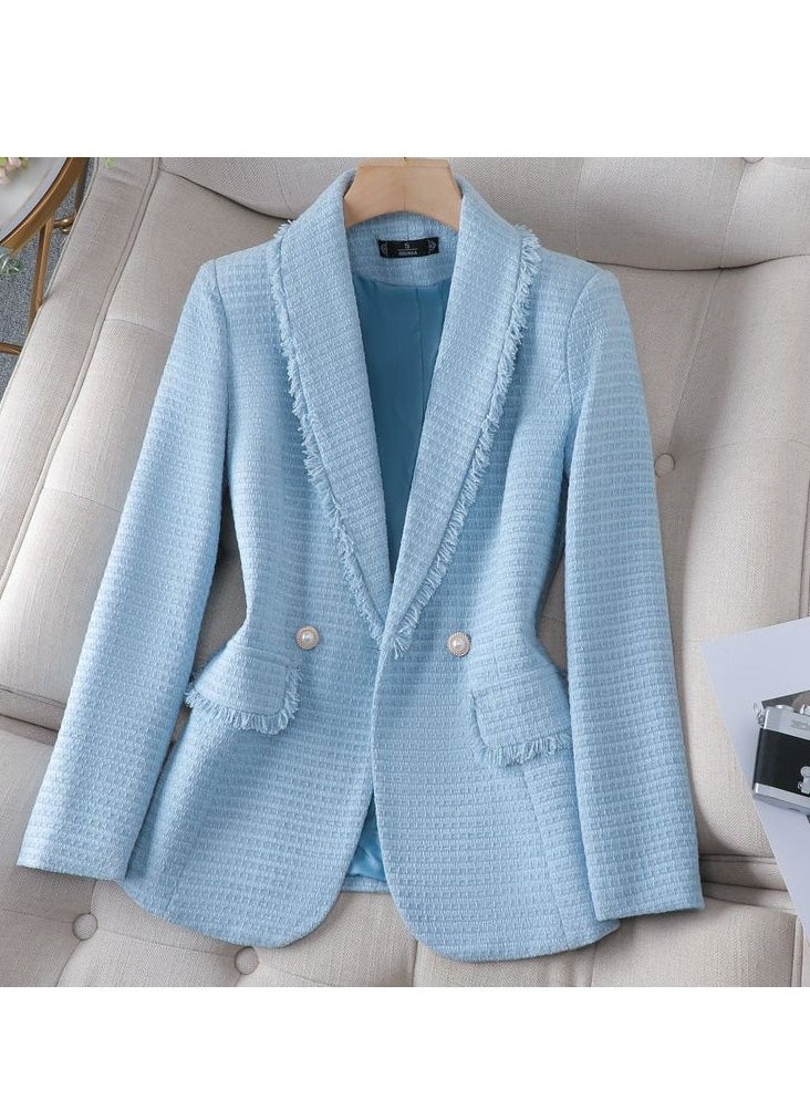 KUYING - New High-End Sense Top Temperament Tweed Suit Jacket - Image 1