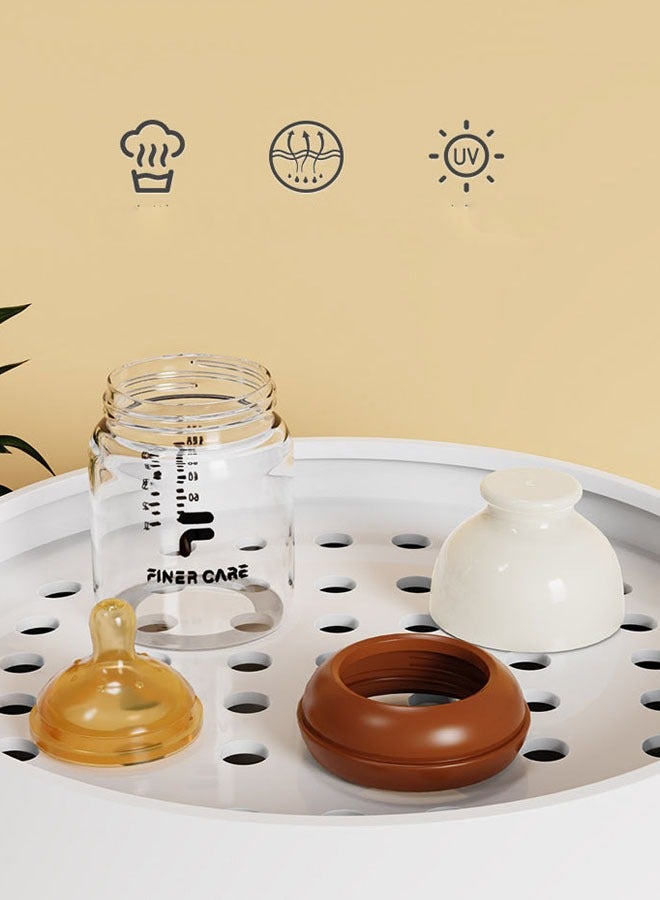 Newborn baby glass bottle, anti-flatulence wide bore water newborn baby bottle, 3-6 months special  - Image 5