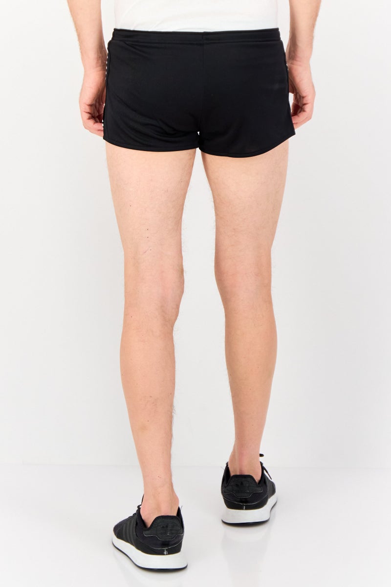 asics Men Sportswear Fit Drawstring Running Shorts, Black  - Image 3