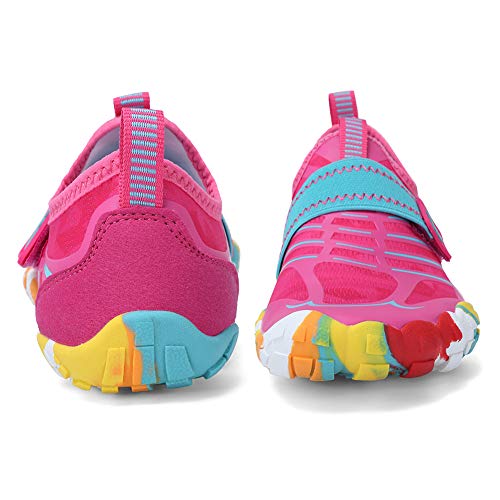 CIOR Boys & Girls Water Shoes Sports Aqua Athletic Sneakers Lightweight Sport Shoes(Toddler/Little Kid/Big Kid) U120WZ2001-M.Pink.Aqa-33 - Image 5