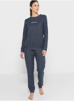 Logo Crew Neck T-Shirt & Pyjama Set