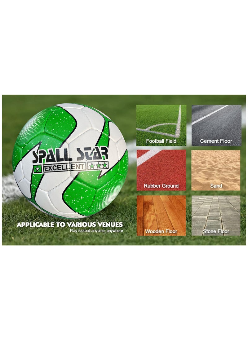 Spall - Football Soccer Ball For Matches World Cup Best Indoor/Outdoor Water Proof Ball For Professional Training And Match Men And Women Youth And Adult - Image 1