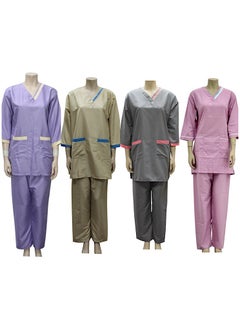 Dark blue purple beige gray