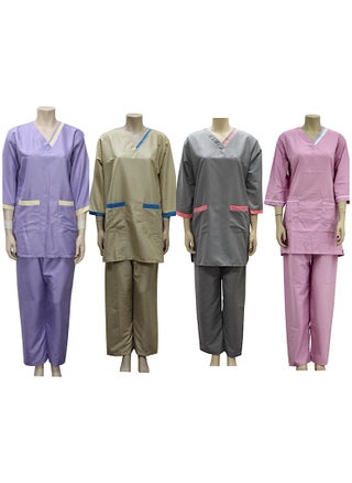 Dark blue purple beige gray