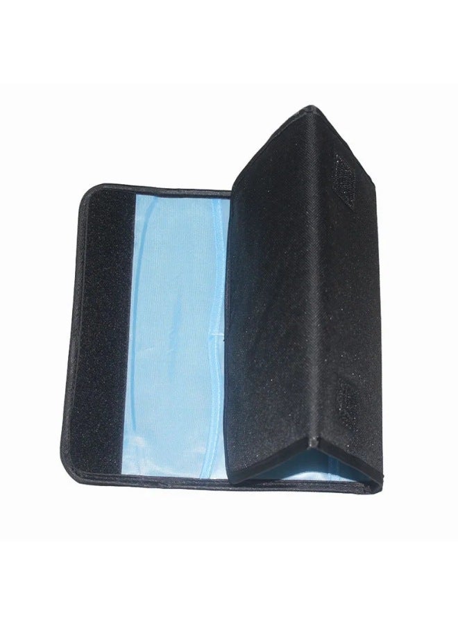 Square Filter Round Ring Filter Bag Thickened Filter Bag Can Hold 6 Pieces Camera Filter Bag Storage Bag-Color:Black  - Image 2