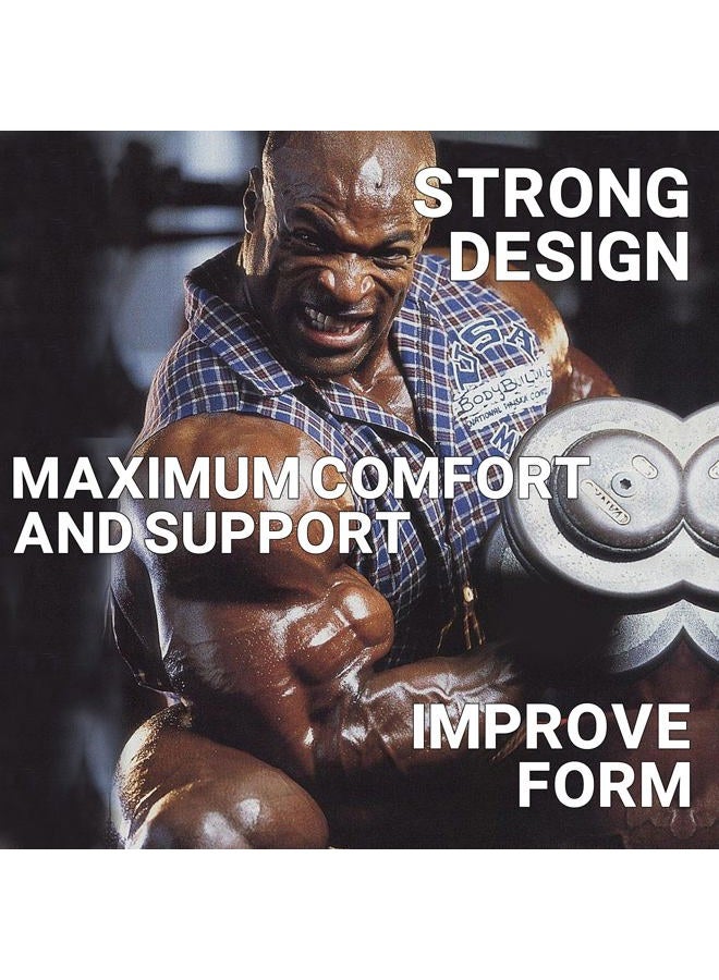 Schiek Ronnie Coleman Signature Series Lifting Gloves - Weight Lifting Grip Gloves (XL) - Image 5