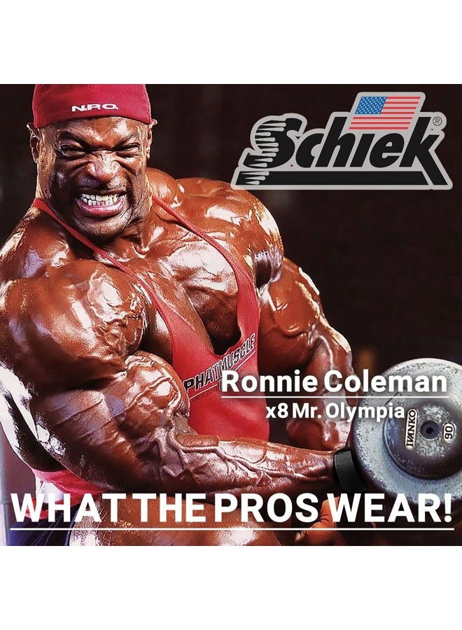 Schiek Ronnie Coleman Signature Series Lifting Gloves - Weight Lifting Grip Gloves (XL) - Image 2
