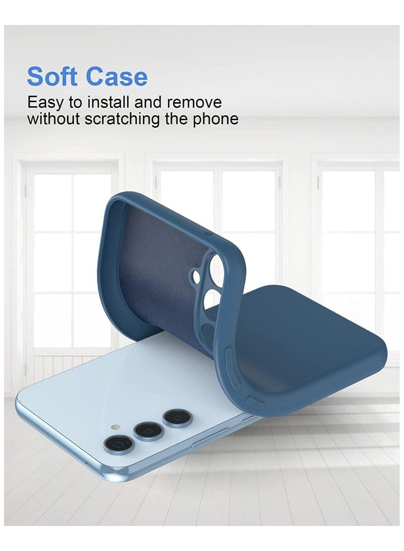 غطاء حماية لهاتف سامسونج جالاكسي A36 5G من السيليكون الناعم، غطاء خلفي خفيف الوزن، لمسة نهائية غير لامعة، غطاء مقاوم للصدمات، مضاد لبصمات الأصابع، مصمم لهاتف سامسونج جالاكسي A36 5G - Image 2