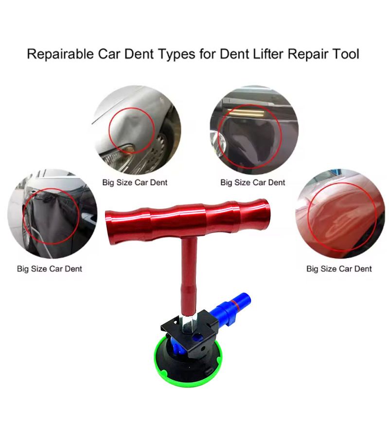 T Shaped Handheld Car Dent Repair Pulling Suction Cup A Set Body Restoration Tool for Vehicles - Image 5