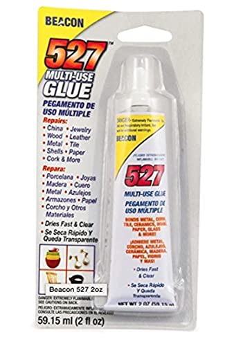 BEACON 527 Multi-Use Glue for Ceramics, China, Metal & More - Quick-Dry, Waterproof & Weatherproof Adhesive, 2-Ounce - Image 4