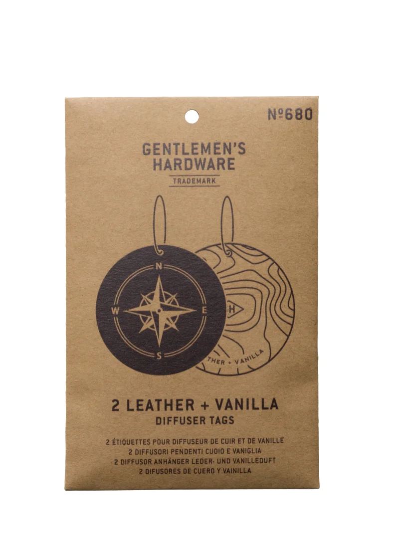 جنتلمنز هاردوير Leather & Vanilla Car Diffuser